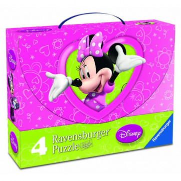 Puzzle Minnie Mouse, 2x25 piese/2x36 piese, RAVENSBURGER