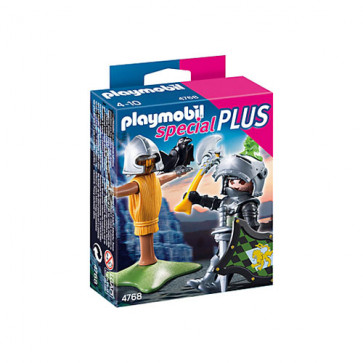 Cavalerul leu si manechin pentru antrenament, PLAYMOBIL Special Plus