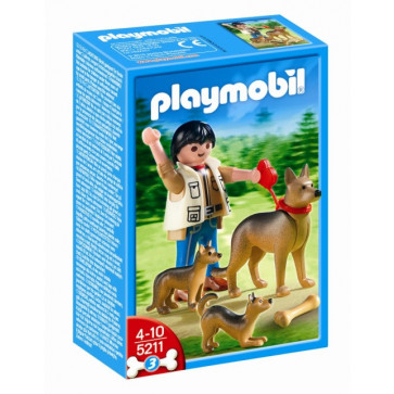 Ciobanesc german cu pui, PLAYMOBIL 