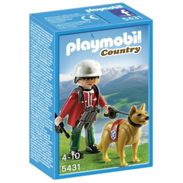 Salvator montan cu caine, PLAYMOBIL Alpine