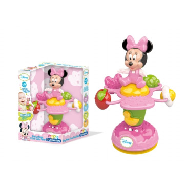 Jucarie floare rotativa Minnie Mouse, CLEMENTONI Disney Baby