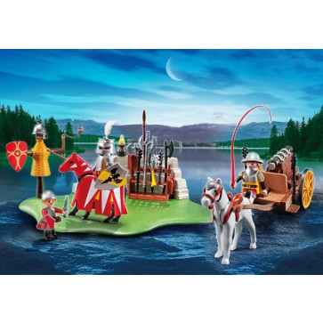 Set competitia cavalerilor si tun, PLAYMOBIL Anniversary promotion