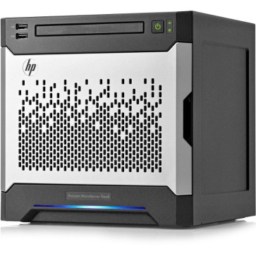 Server HP ProLiant MicroServer Gen8, Procesor Intel® Celeron® G1610T 2.3GHz Ivy Bridge, 4GB UDIMM DDR3, fara HDD, LFF 3.5 inch