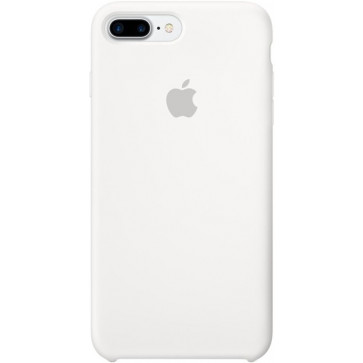 Husa de protectie APPLE pentru iPhone 7 Plus, silicon, white