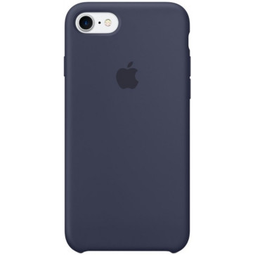 Husa de protectie APPLE pentru iPhone 7, silicon, midnight blue