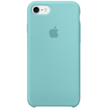 Husa de protectie APPLE pentru iPhone 7, silicon, sea blue