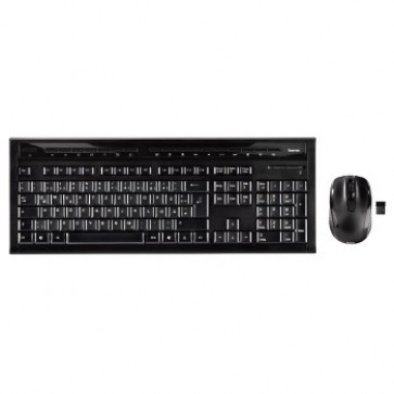 Kit tastatura si mouse wireless HAMA SE 3000, negru