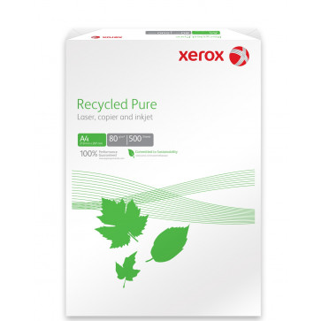 Hartie multifunctionala A4, 80 g/mp, 500 coli/top, XEROX Recycled Pure