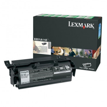 Toner, black, LEXMARK X651A11E