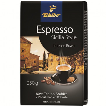 Cafea prajita si macinata, 250g, TCHIBO Espresso Sicilia Style
