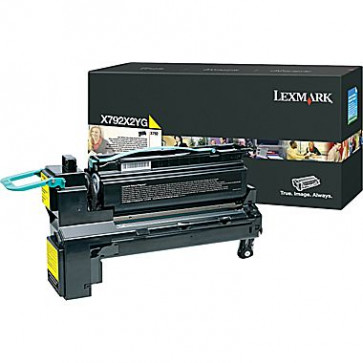 Toner, yellow, LEXMARK X792X2YG