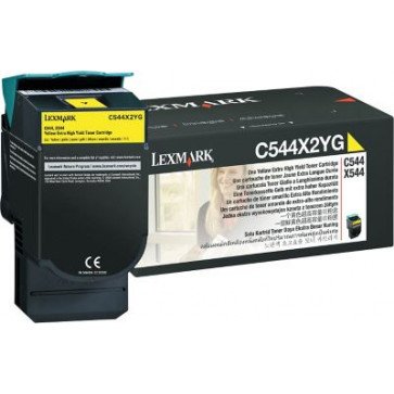 Toner, yellow, LEXMARK C544X2YG