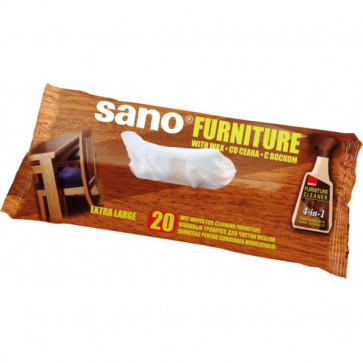 Servetele umede pentru mobila, 20 buc/set, SANO Rahit Furniture