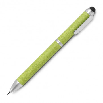 Creion mecanic, din imitatie de piele, verde, FEDON Sense