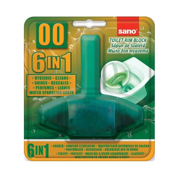 Odorizant WC, solid, 55gr, SANO Green Bon 00 6-in-1