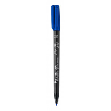 ST317M-3_Marker permanent, 0.8-1mm, albastru, STAEDTLER Lumocolor-1