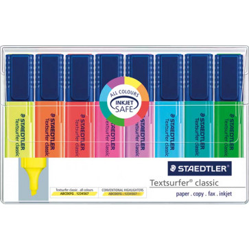 Textmarker 1-5mm, 8 culori/set, STAEDTLER Textsurfer classic