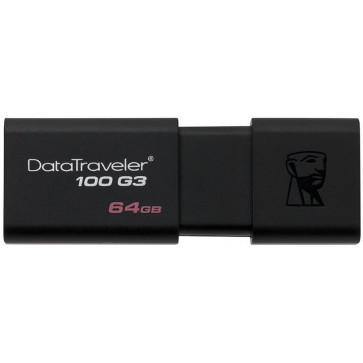 Stick USB 64GB KINGSTON DataTraveler 100 G3 USB 3.0, Black