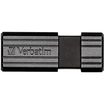 Stick USB 64GB VERBATIM PinStripe USB 2.0, Black