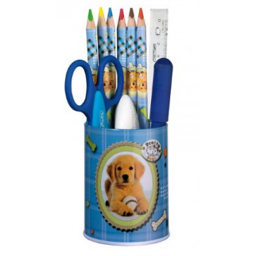 Suport din metal pentru instrumente de scris, HERLITZ Pretty Pets Caine