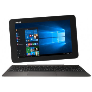 Laptop 2 in 1 ASUS T100HA-FU006T, 10.1" Touch, Intel® Atom™ x5-Z8500 pana la 2.24Ghz, 2GB, eMMC-64GB, Windows 10, gri