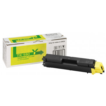 Toner, yellow, 2800 pagini, KYOCERA TK-580Y