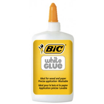 Lipici lichid alb (pentru activitati creative), 118ml, BIC WHITE Glue