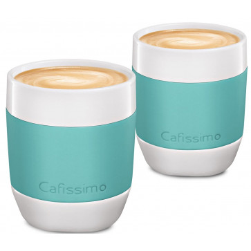 Set cati Cafea filtru, portelan, 250ml, 2 cani/set, mint, TCHIBO Cafissimo MINI