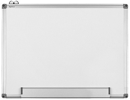 Tabla magnetica - whiteboard, rama din aluminiu, 60 x 45cm, OPTIMA