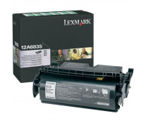 Toner, black, LEXMARK 12A6835