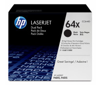 Toner, black, Nr. 64X, 2 buc./set, HP CC364XD