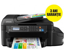 Multifunctional inkjet color EPSON L655 CISS, A4, USB, Wi-Fi, Retea