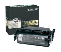 Toner, black, LEXMARK 12A6865