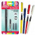 Stilou scolar basic + 2 rezerve si convertor, corp metalic, PIGNA School Friendly