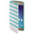 Husa Flip Cover pentru Samsung S6, HAMA Stripes Booklet, Mint/White