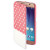 Husa Flip Cover pentru Samsung S6, HAMA Lovely Dots Booklet, Pink/White