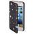 Husa Flip Cover pentru iPhone 5/5S, HAMA Luminous Stars Booklet, Black/White