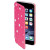 Husa Flip Cover pentru iPhone 6/6S, HAMA Luminous Stars Booklet, Pink/White