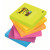 Notes autoadeziv, 76 x 76mm, 6 x 90 file/pachet, diferite culori Rio de Janeiro, POST-IT Super Sticky 654-6SS RIO