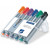 Marker pentru flipchart, 2.0mm, 6 culori/set, STAEDTLER Lumocolor 356