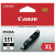 Cartus, black, CANON CLI-551XL