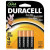Baterii alcaline, AAA/R3, 4buc/blister, DURACELL