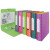 Biblioraft, 7.5cm, petrolportocaliu neon, LEITZ 180° Active Retro Chic