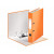 Biblioraft carton laminat, 5.0cm, portocaliu metalizat, LEITZ 180° Wow
