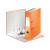 Biblioraft carton laminat, 8.5cm, portocaliu metalizat, LEITZ 180° Wow