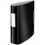 Biblioraft polyfoam, 7.5cm, negru-satin, LEITZ 180° Active Style