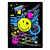 Caiet A4 matematica, cu spira, perforat, 70 file, HERLITZ Smiley World Pop