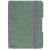 Caiet A4, 40 file, matematica, perforat, coperta din panza gri, elastic roz, HERLITZ My.Book Premium