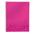 Caiet de birou, A4, dictando, roz metalizat, LEITZ WOW Get Organized