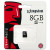 Card microSDHC 8GB KINGSTON, Class 4, Adaptor SD